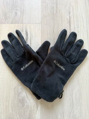 Columbia Black Fleece Touchscreen Gloves